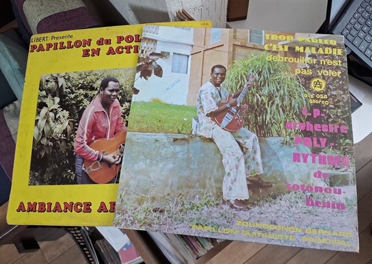 Papillon, mestre da guitarra africana e fundador da Poly-Rythmo, do Benin